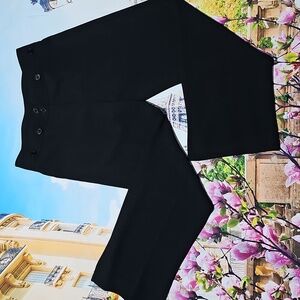 Jenne Maag Black Wide‎ Leg High Waist Pants Size Medium